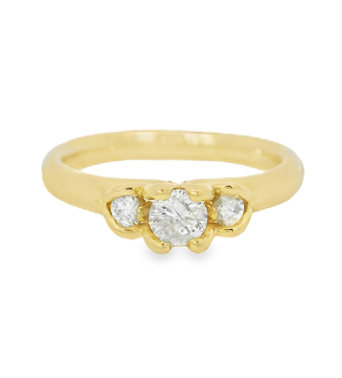 Chrysalis Three Stone Diamond Ring
