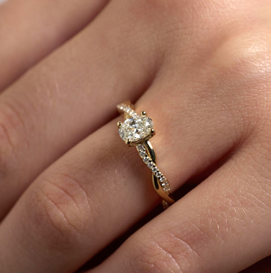 Twisted Engagement Ring