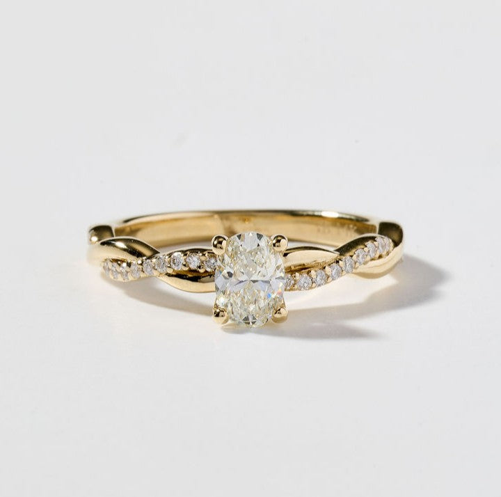 Twisted Engagement Ring