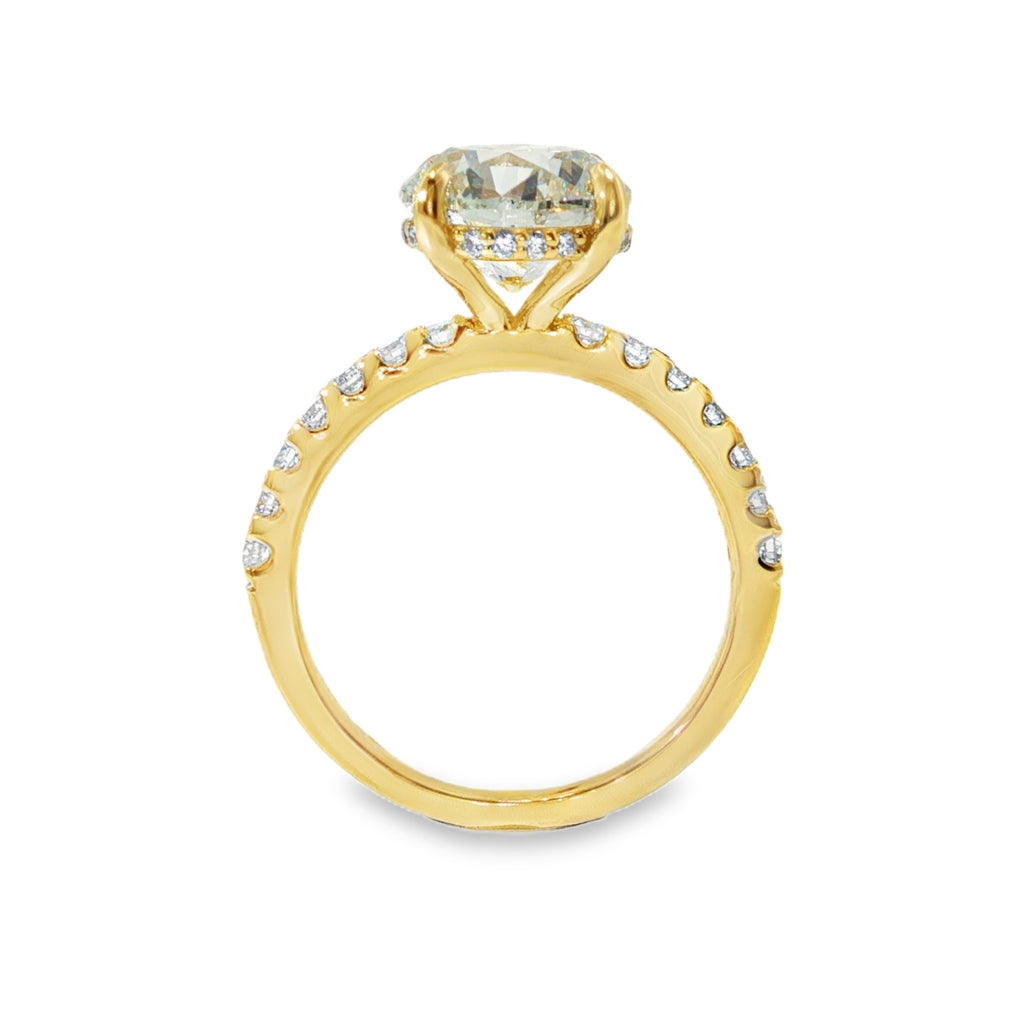 Round Engagement Ring