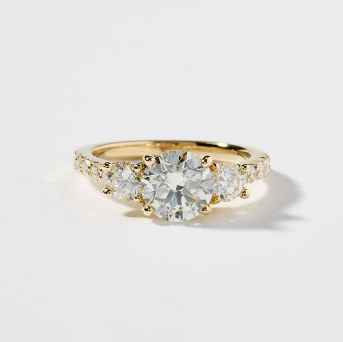 Three Stone Engagement Ring