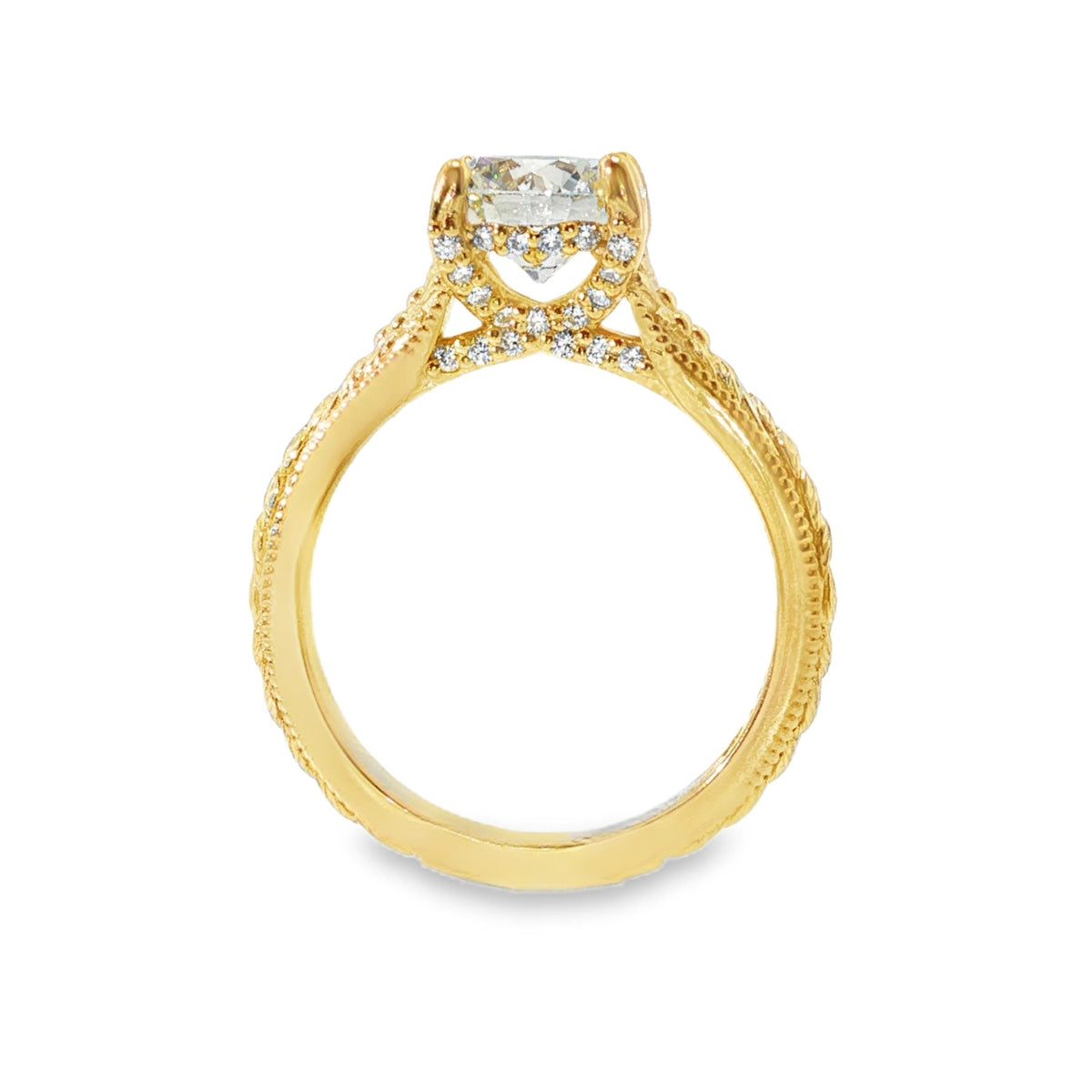 Filigree Engagement Ring