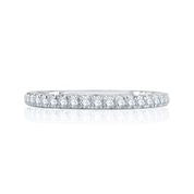 A. JAFFE Platinum Diamond Band, view 2