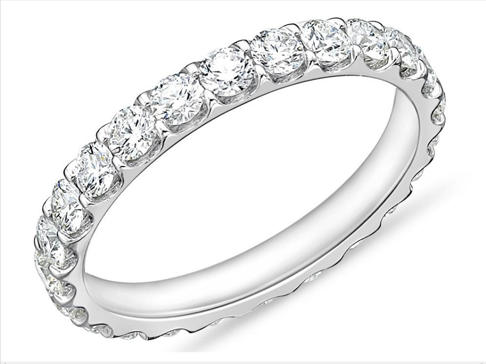 Memoire Platinum Eternity Band