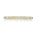 Tacori 18k French Pavé Diamond Wedding Band - 2mm