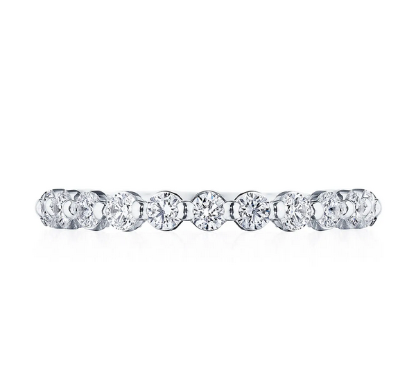 Tacori 18k Two-Prong Diamond Band