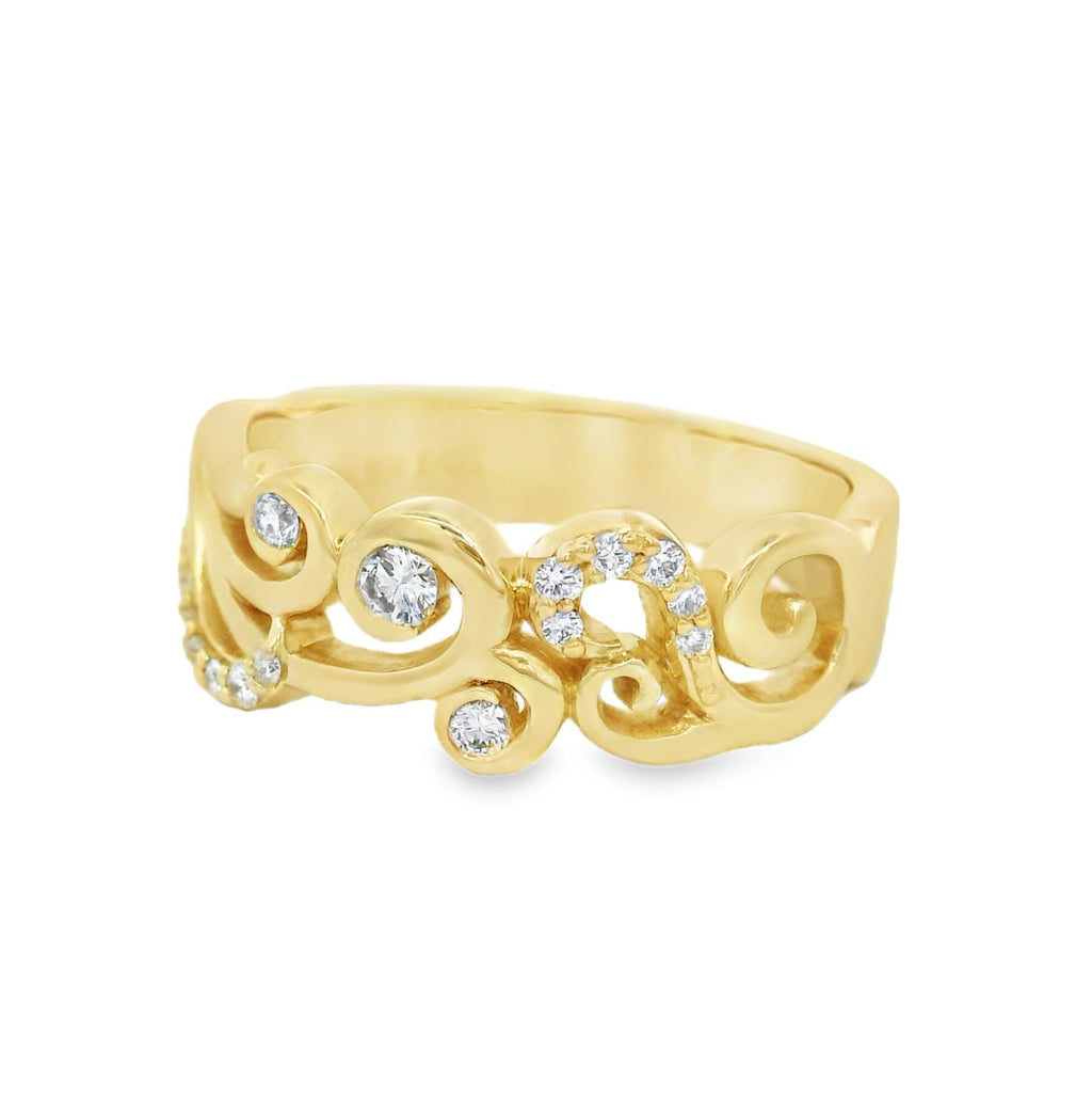 Gold Fashion Band, view 2
