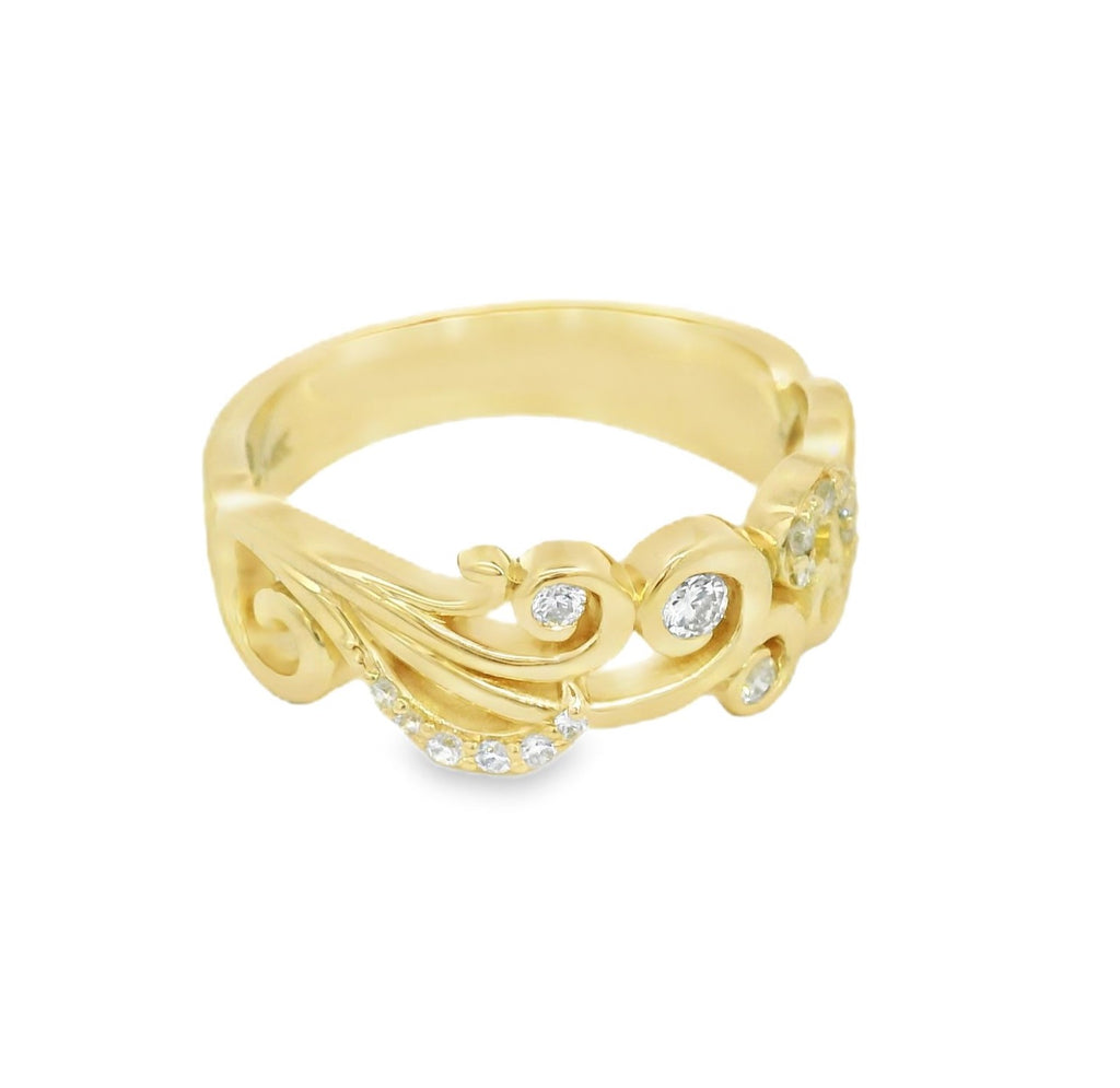 Gold Fashion Band, view 3