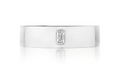 Tacori Bezel Set Diamond Wedding Band in High Polish Finish