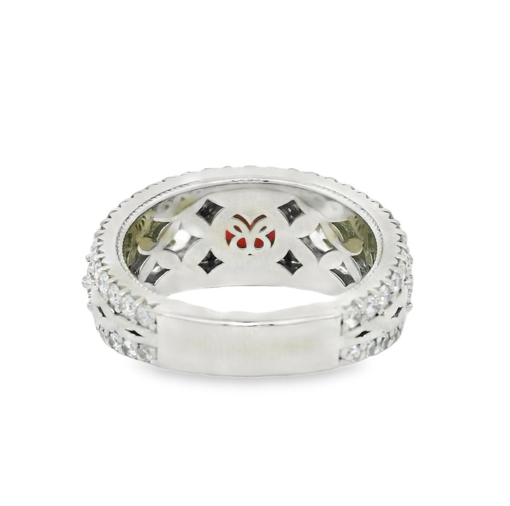 Ruby and Diamond Fashion Band, view 5