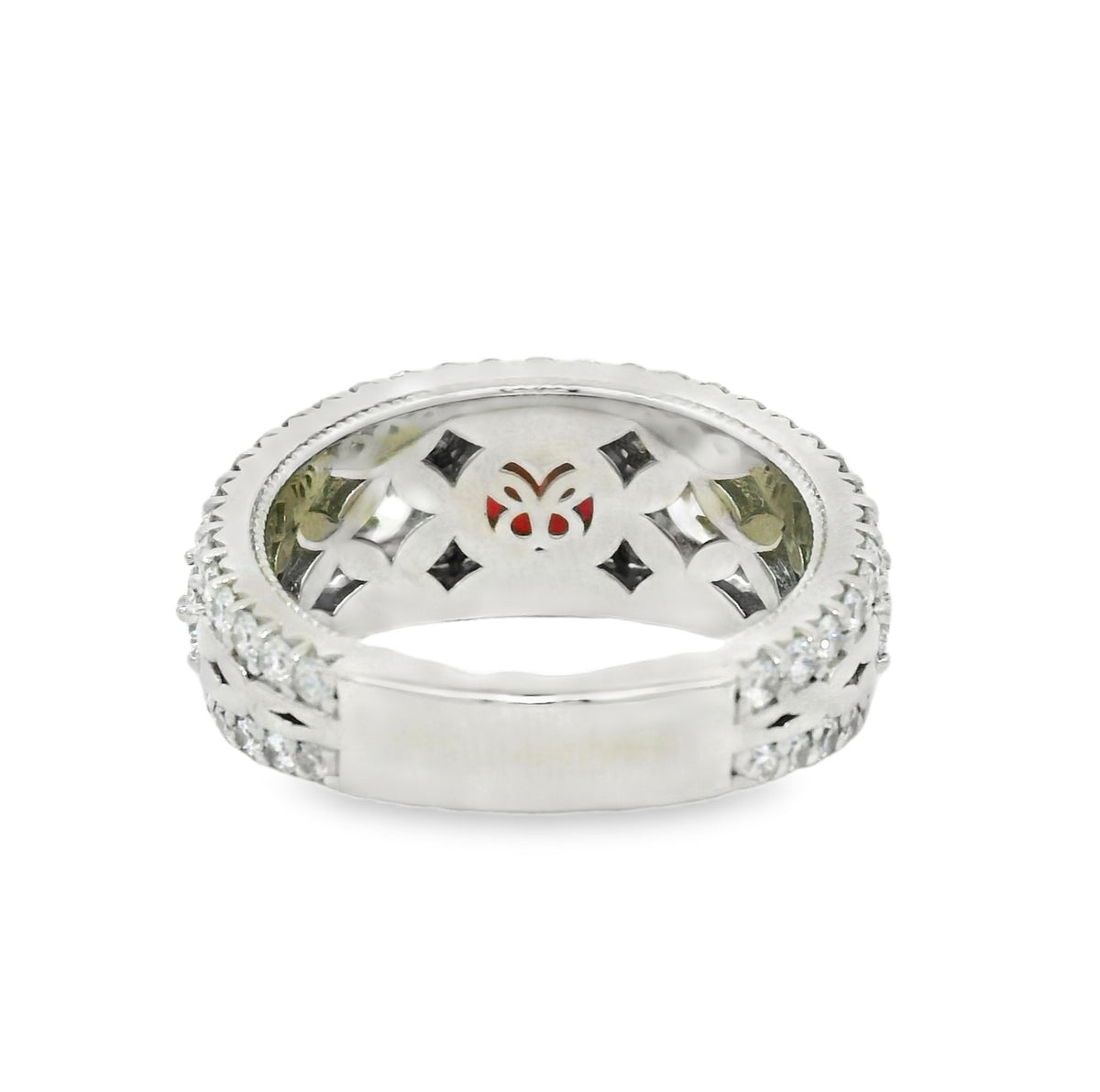 Ruby and Diamond Fashion Band, view 5