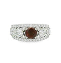 Ruby and Diamond Fashion Band