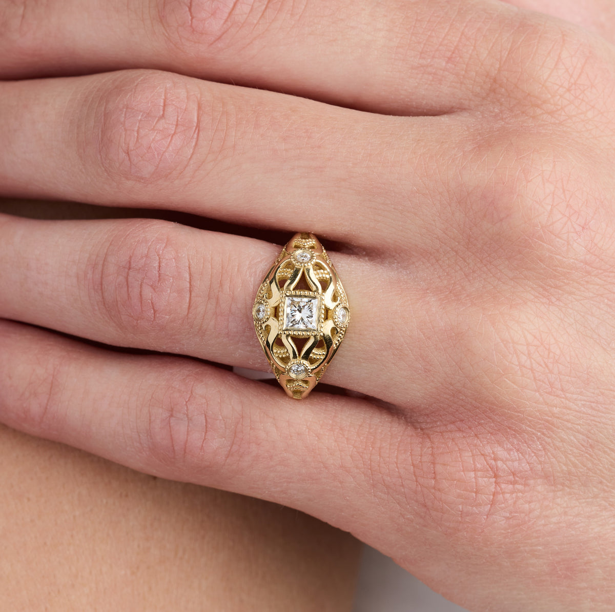 Vintage Freeform Ring