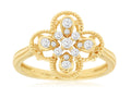 Royal Jewelry Manufacturing Diamond Clover Ring