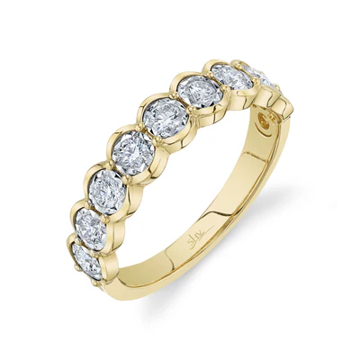 Shy Creations Diamond Half Bezel Band
