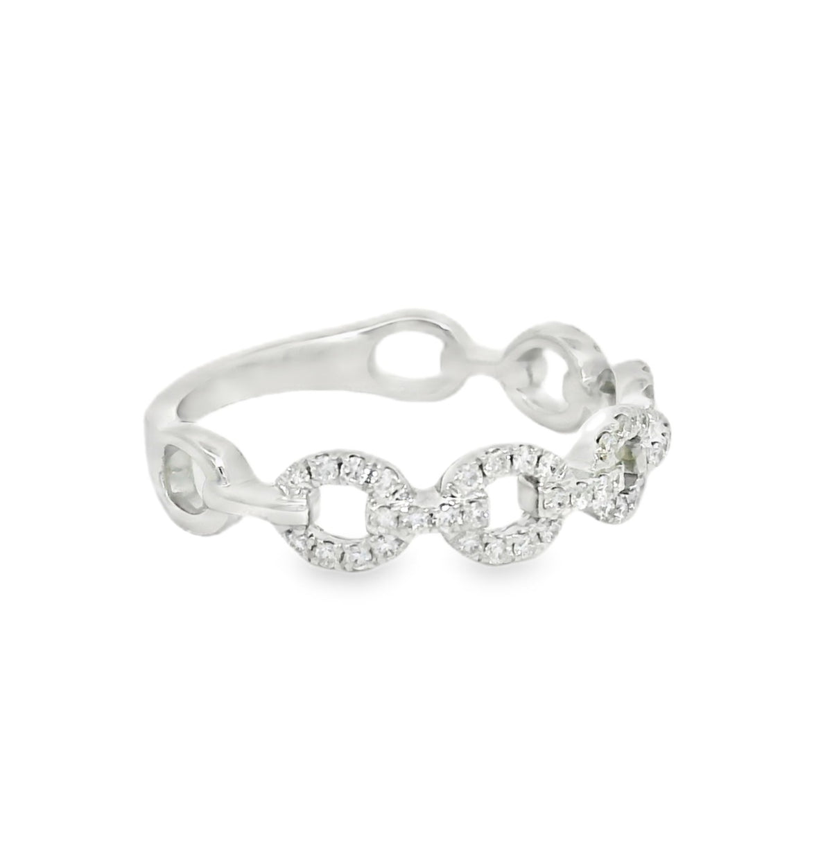 Arya's Collection Diamond Open Link Band, view 2