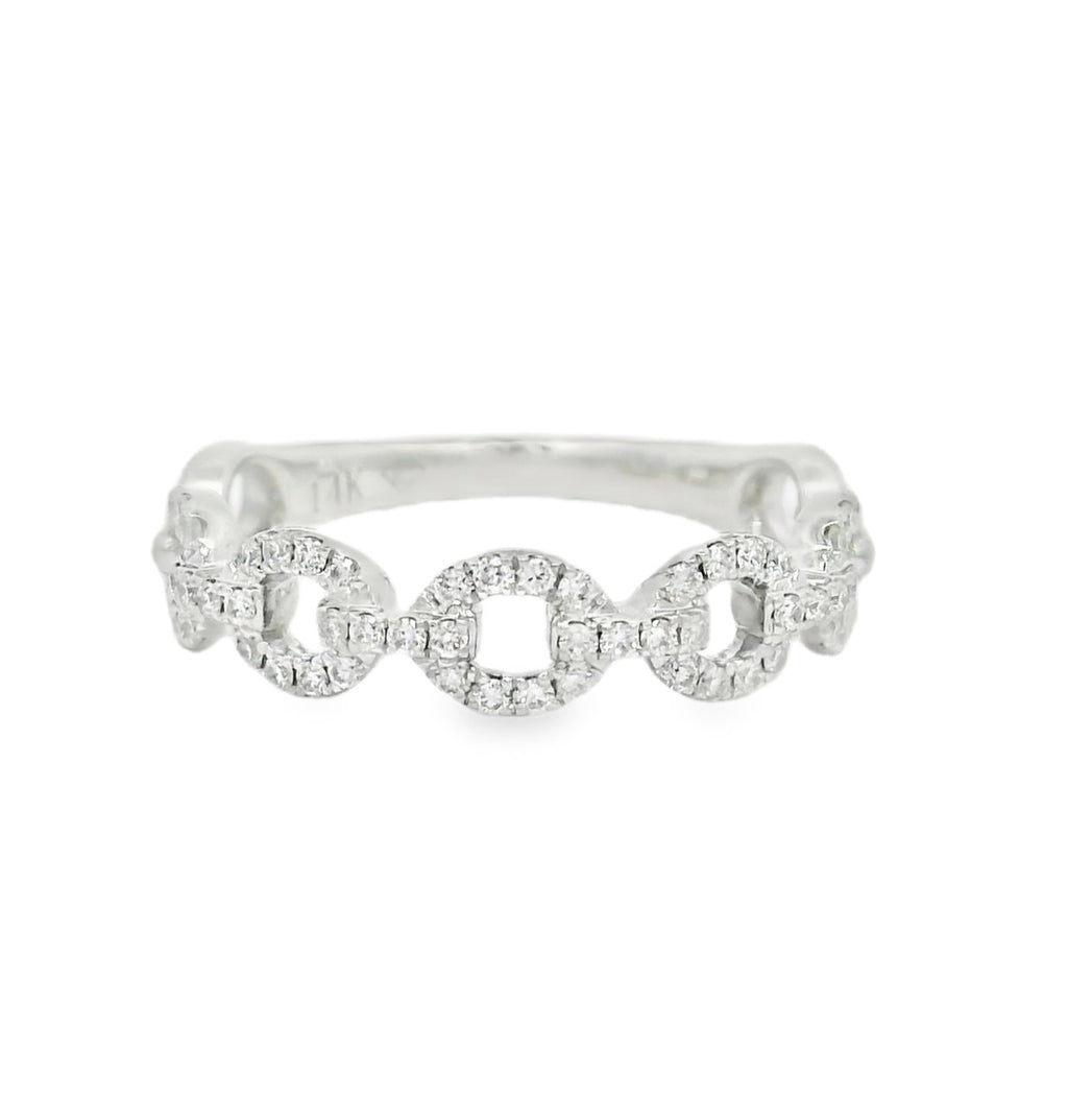 Arya's Collection Diamond Open Link Band