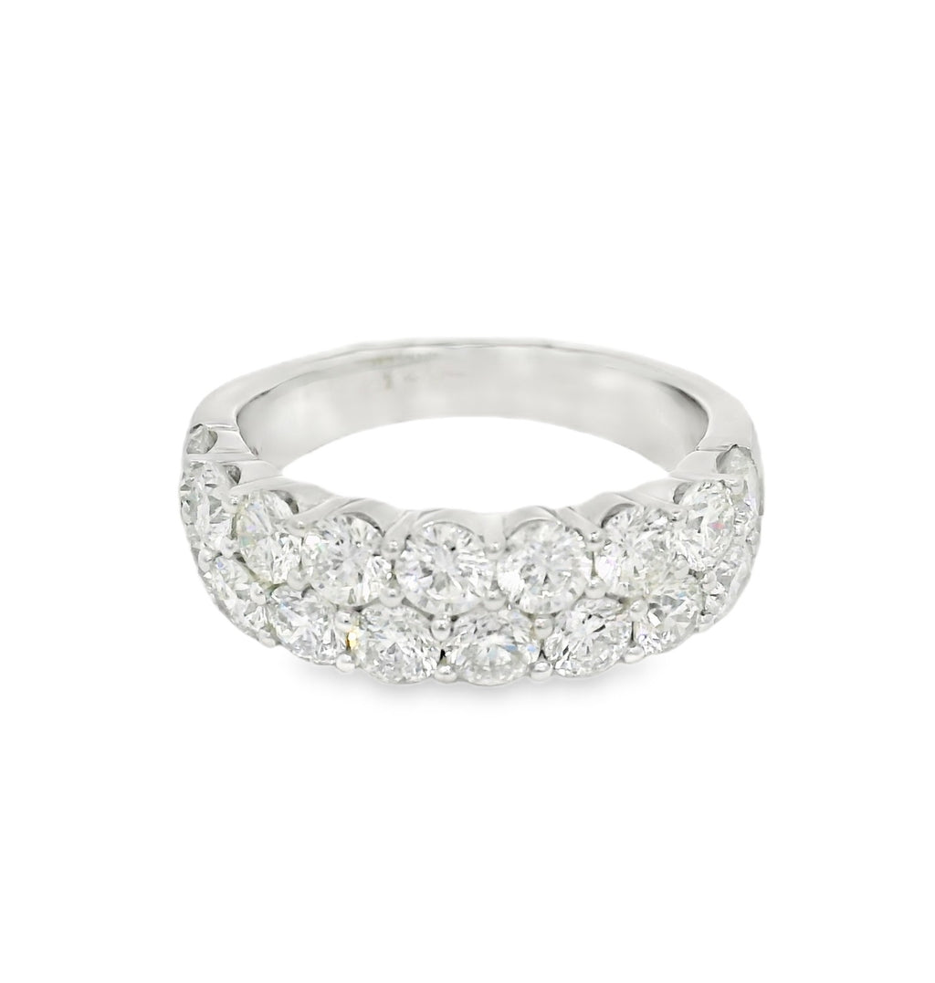 Arya's Collection Diamond Double Row Band