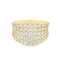 Arya's Collection Diamond Concave Pave Band