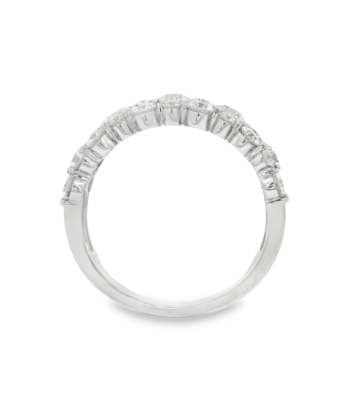 Arya's Collection Diamond Triple Row Band, view 3