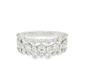 Arya's Collection Diamond Triple Row Band