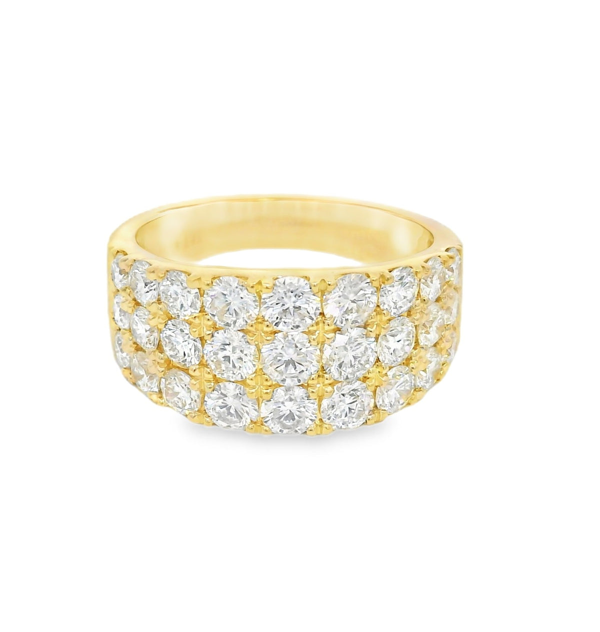 Arya's Collection Diamond Triple Row Band