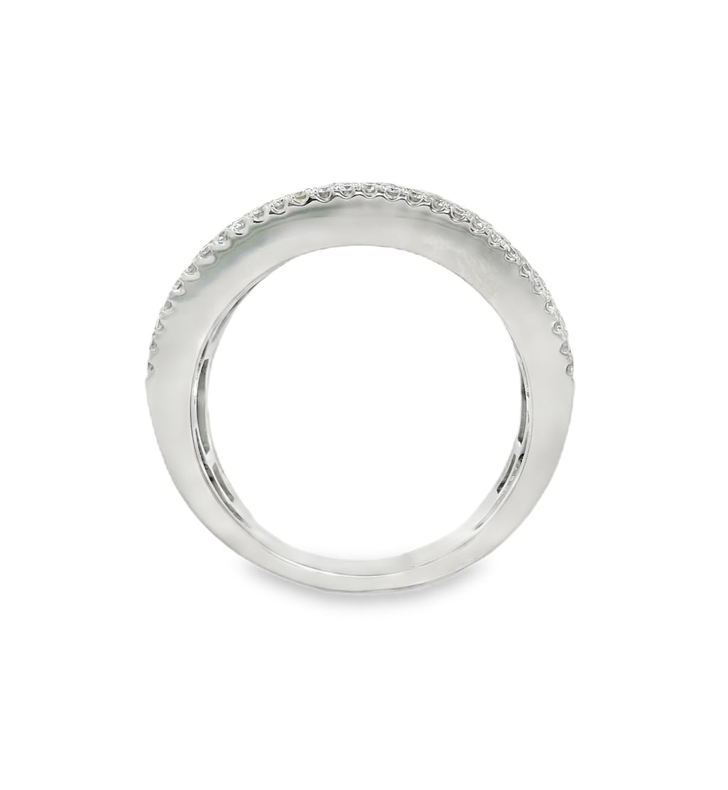 Arya's Collection Diamond Concave Band, view 3