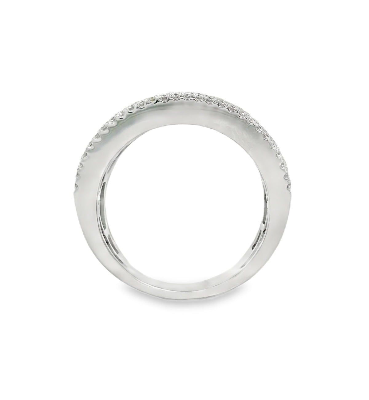 Arya's Collection Diamond Concave Band, view 3