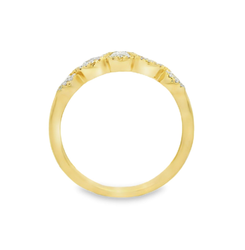 Arya's Collection Diamond Halo Band, view 4
