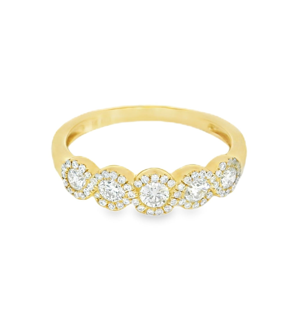 Arya's Collection Diamond Halo Band, view 3