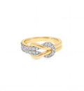H.J. Namdar Diamond Love Knot Ring