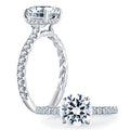A. Jaffe Quilted Engagement Ring