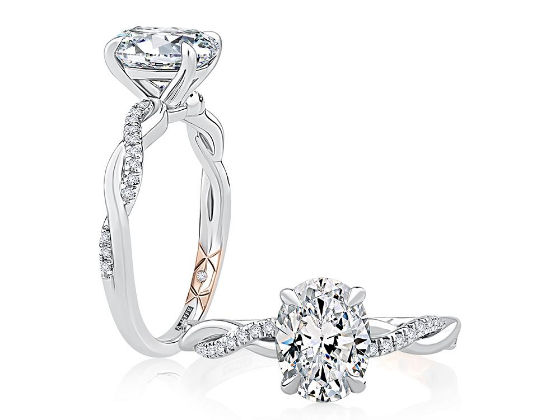 A. JAFFE Diamond Engagement Ring