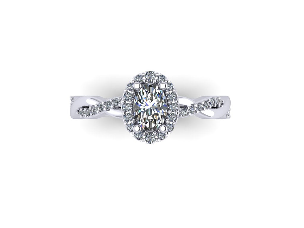 Diamond Semi-Mount Ring
