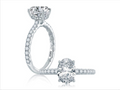 14k White Gold A. Jaffe Semi Mounting