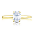 Tacori Oval Solitaire Engagement Ring