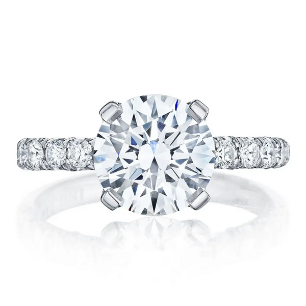 Tacori 18k Round Solitaire Engagement Ring