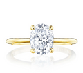Tacori 18k Oval Solitaire Engagement Ring