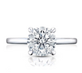 Tacori Platinum Round Solitaire Engagement Ring