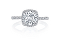 Tacori Round with Cushion Bloom Engagement Ring