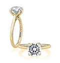 A. JAFFE Solitaire Diamond Engagement Ring