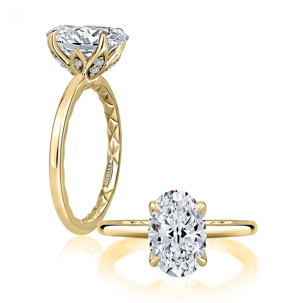 A. JAFFE Diamond Solitaire Engagement Ring