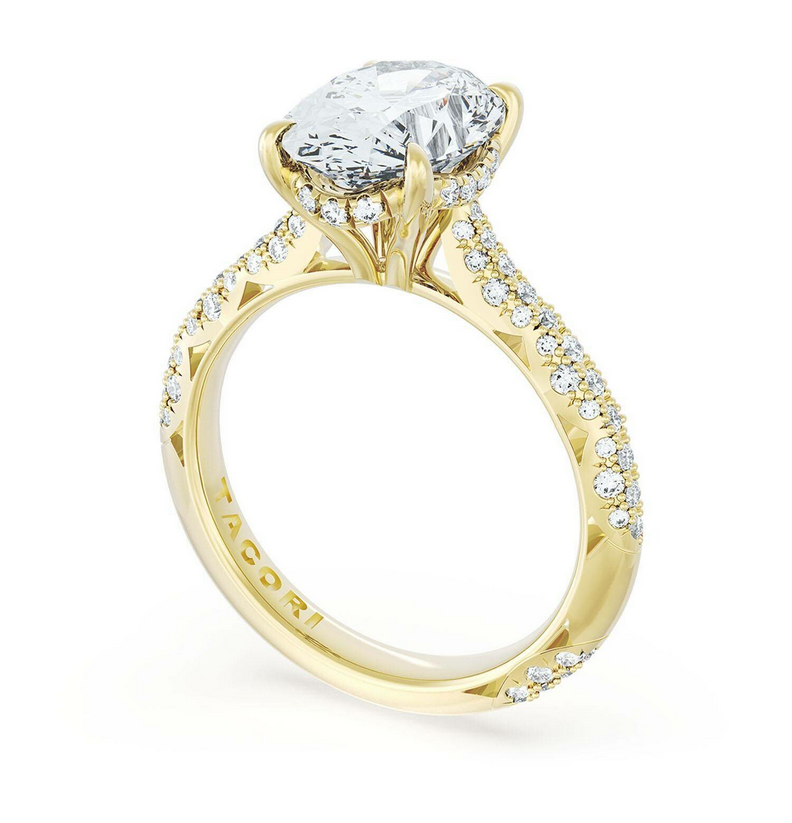 Tacori Founder's Collection | Oval Bloom Engagement Ring, view 2