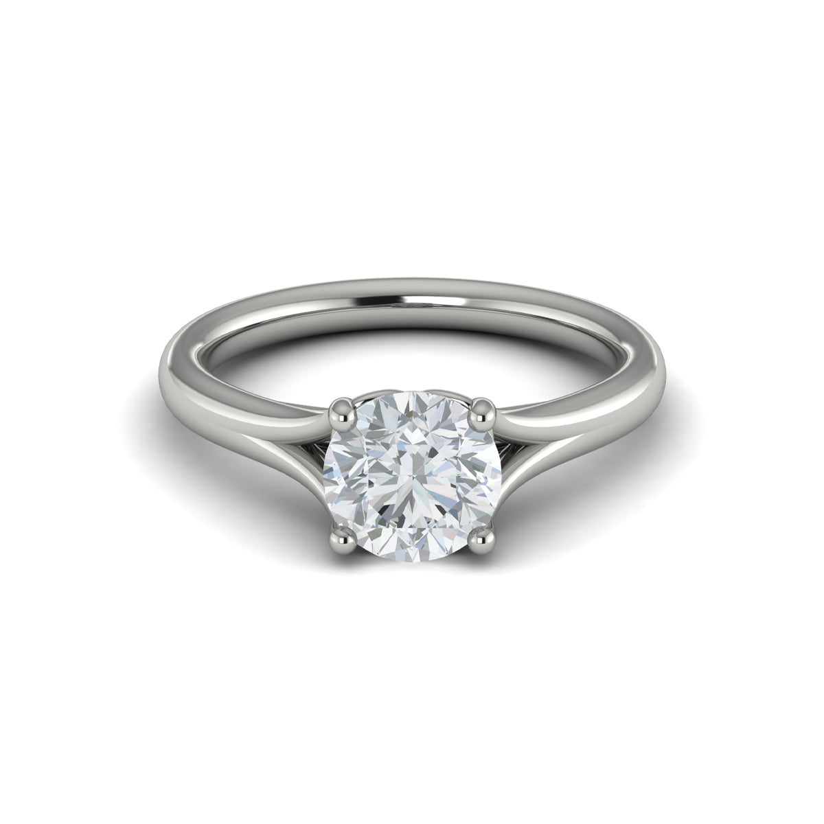 Vlora Jewels Classic Solitaire Engagement Ring, view 2