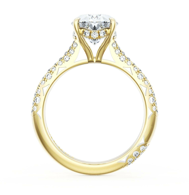Tacori Founder's Collection | Oval Bloom Engagement Ring, view 3