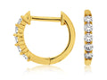 Royal Jewelry Manufacturing Diamond Hoop Earrings