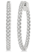 Diamond Hoop Earrings