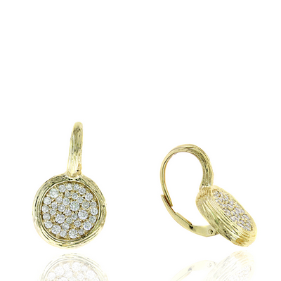 Ryan Gems Diamond Pave Drop Earrings