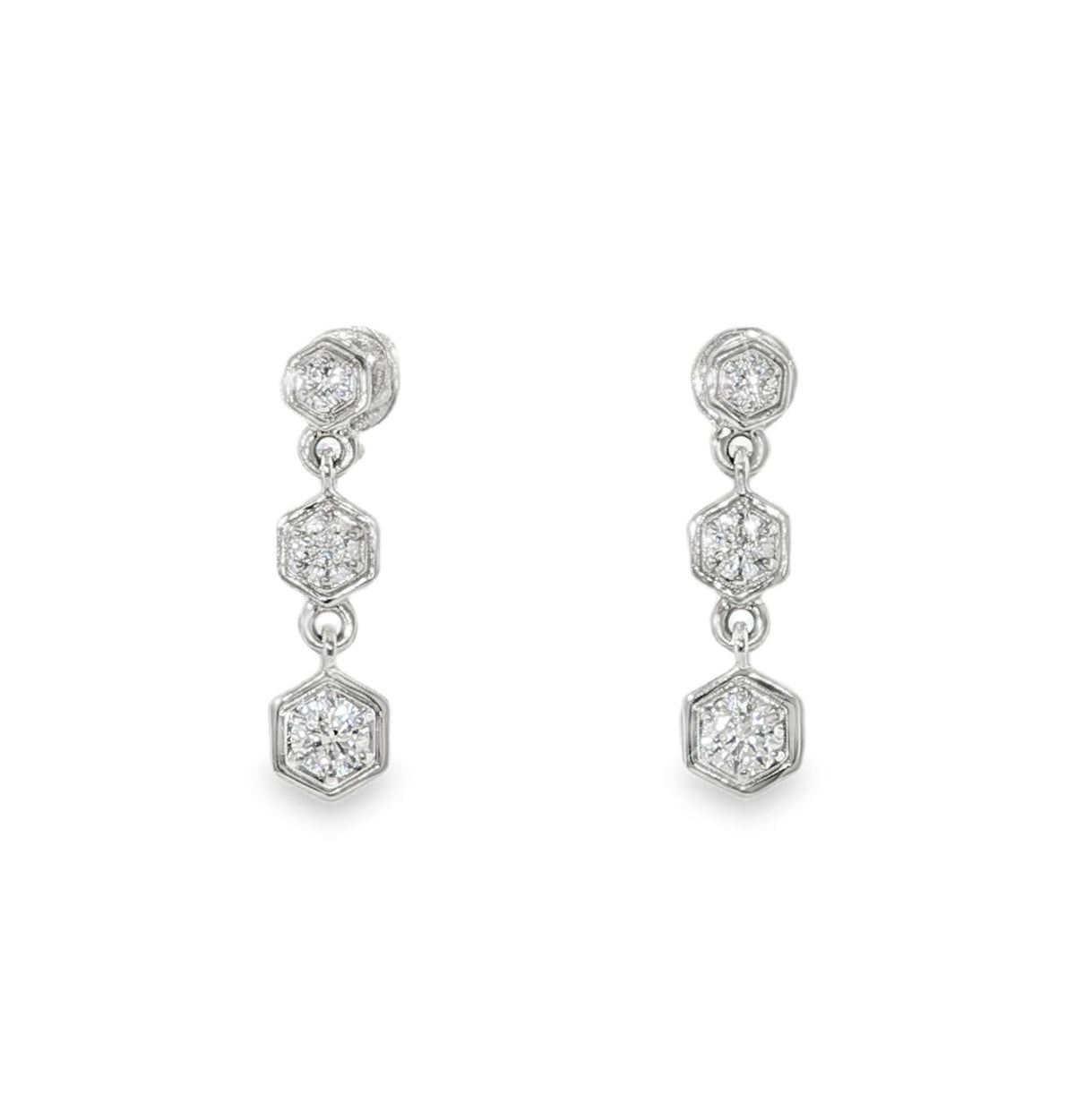 H.J. Namdar Honeycomb Drop Earrings