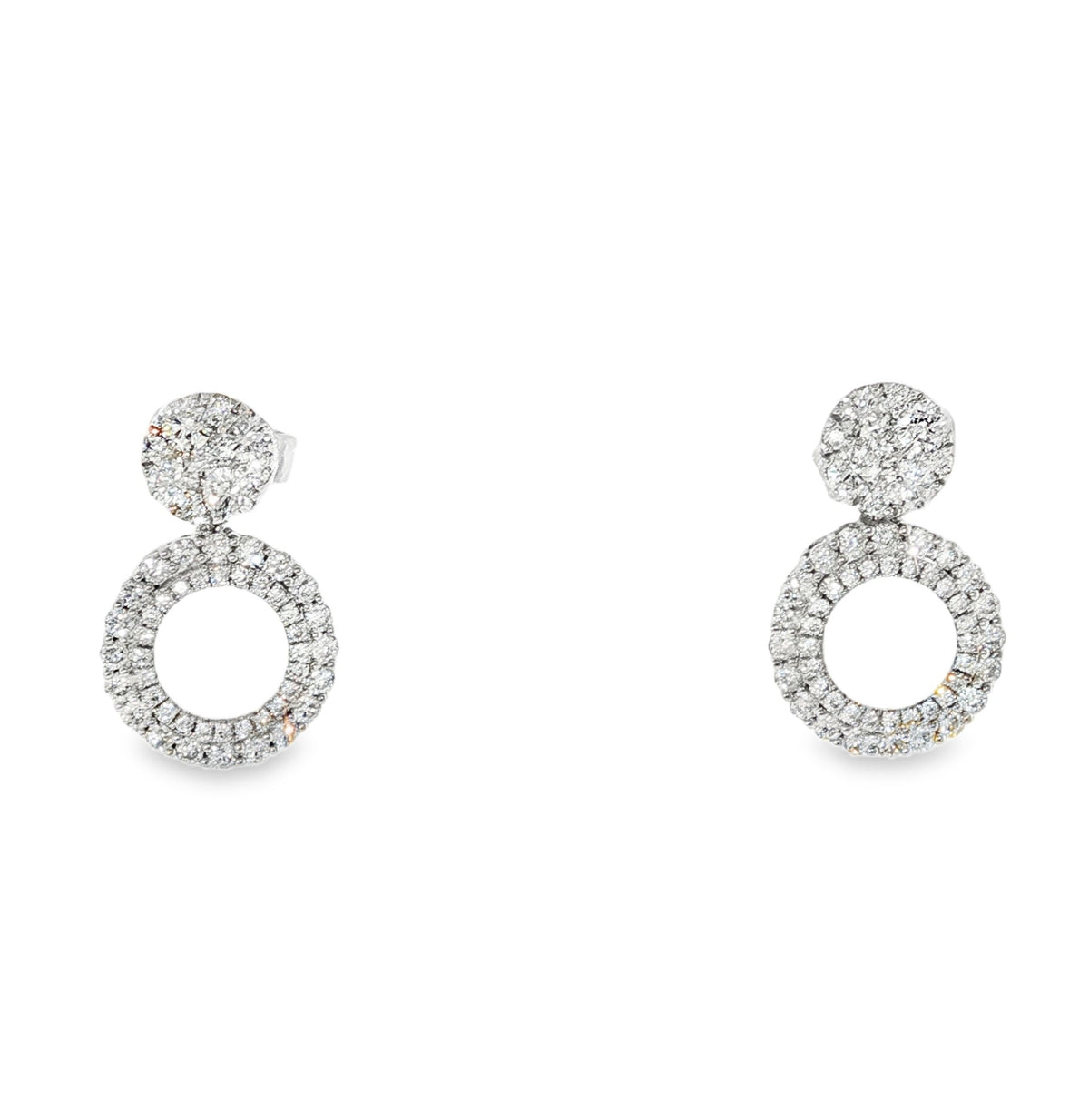 H.J. Namdar Diamond 3 Way Convertible Earrings, view 3